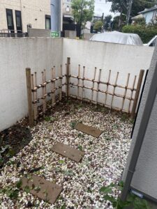 日当たりも良く庭も広くなりました