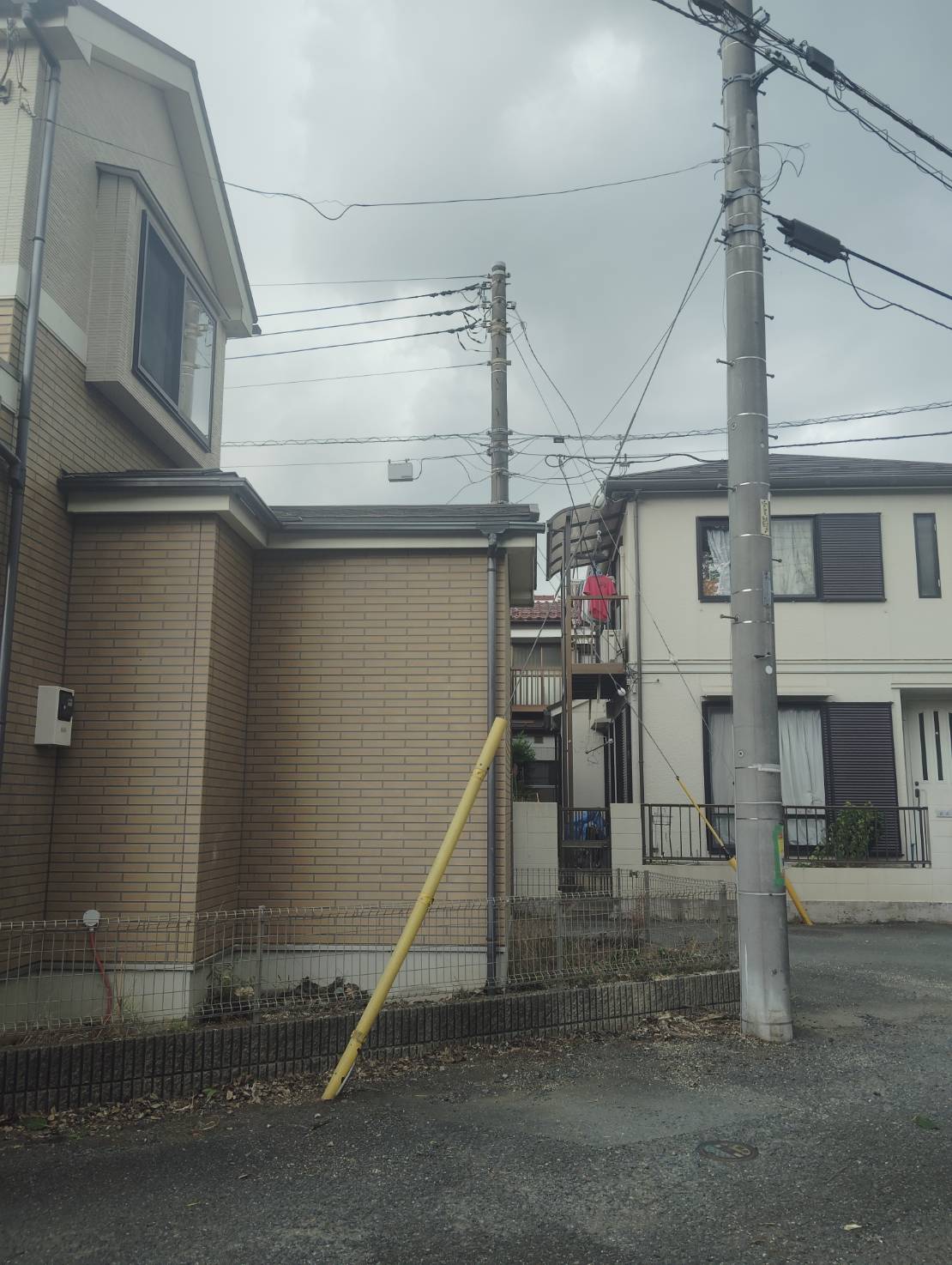 通行人も不安にならないように伐採