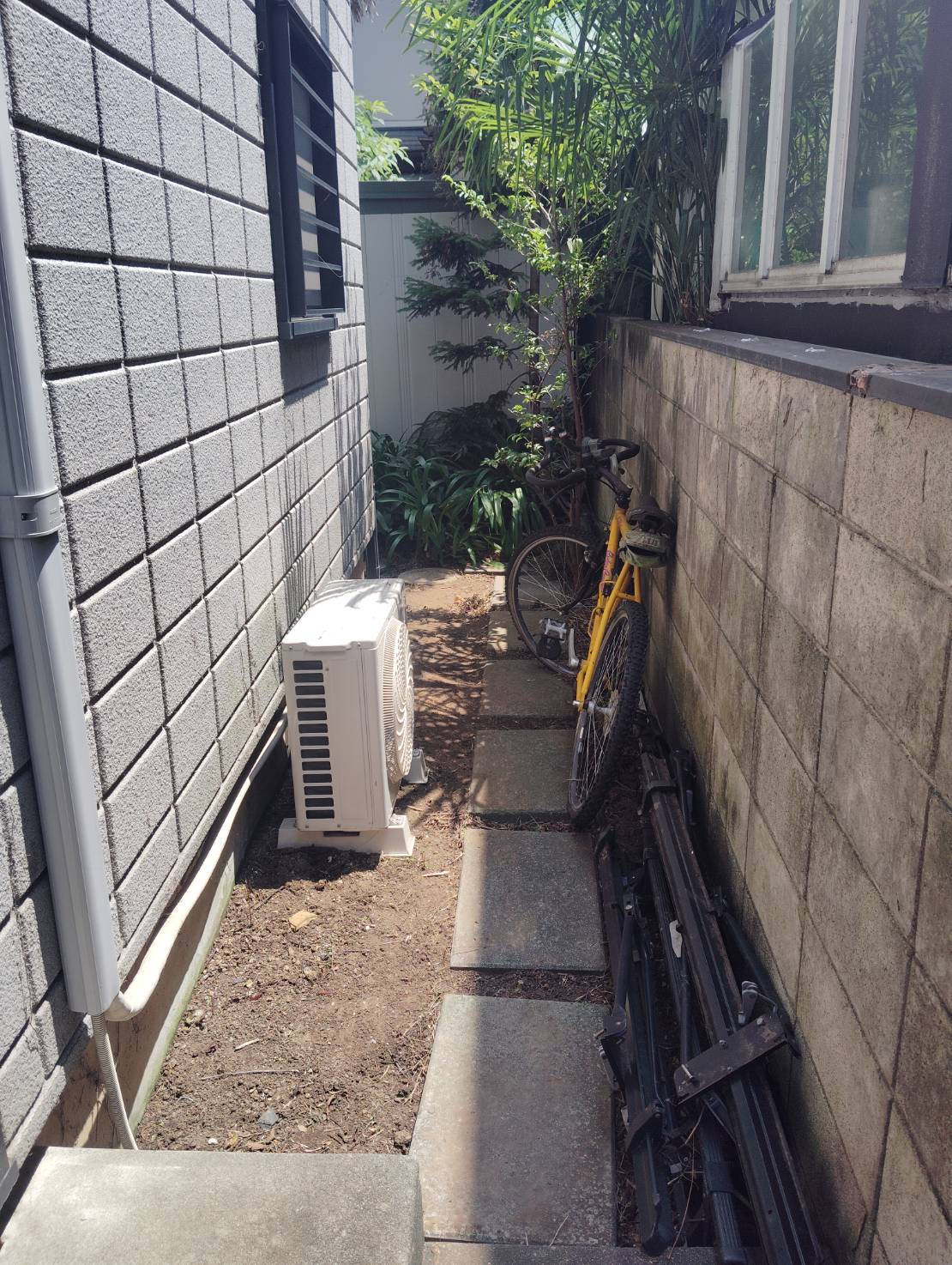 裏口通路も使えるようになりました